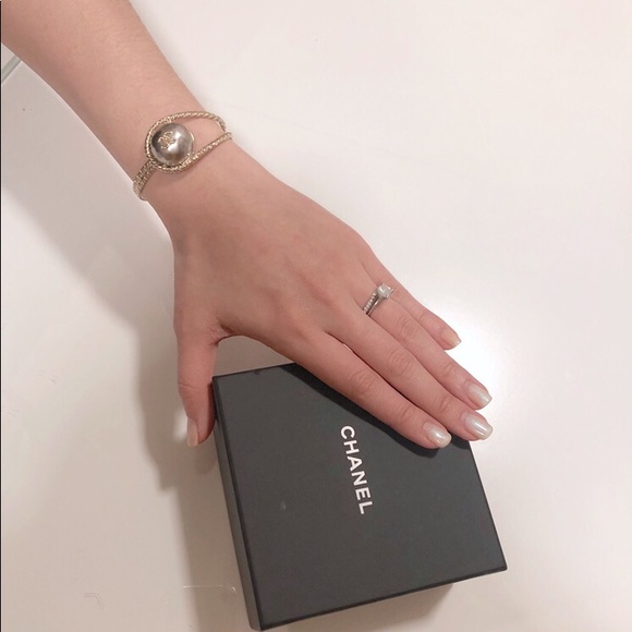 🚫SOLD🚫 Chanel Adjustable Braided CC Cuff - Picture 7 of 8